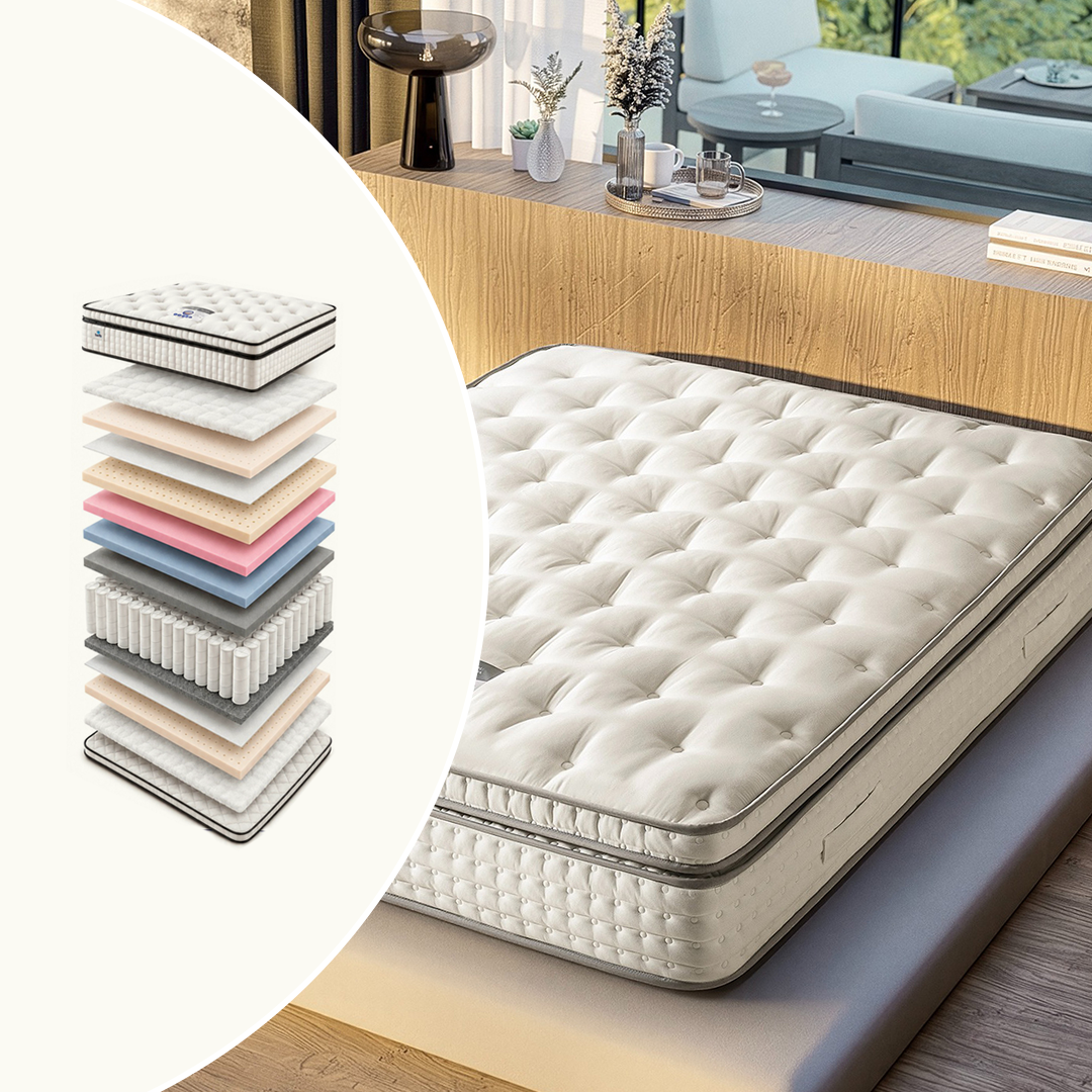 Mattresses - Pocket Spring, Orthopedic, Hybrid, Bonnell